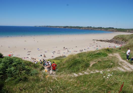 Superbe plage des Blancs Sablons